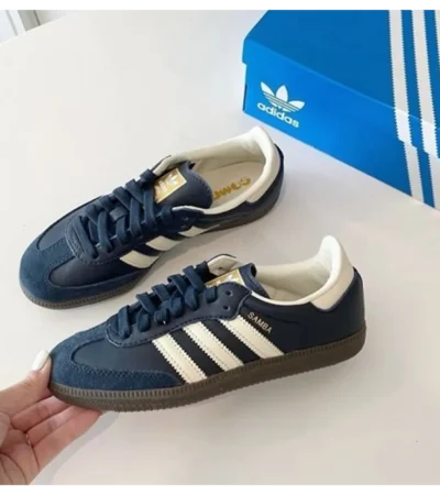 Trendy Adidas Samba Navy Shoes For Men (SHUB688) - Image 2