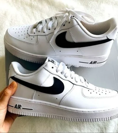 Trendy Nike Air Force 1 Low 07 An20 White Black Shoes For Men (SHUB710)