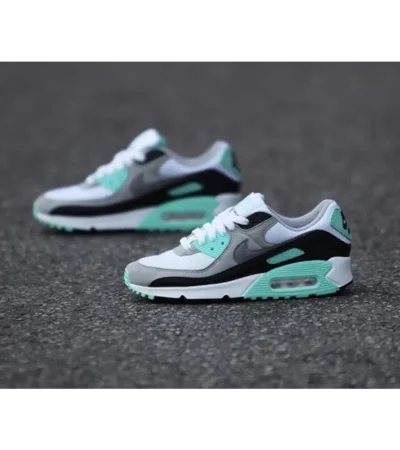 Classy Nike Air Max 90 Turquoise Shoes For Men (SHH07770)