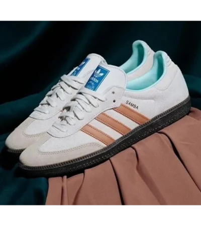 Trendy Adidas Samba White Clay Shoes For Men (SHUB697)