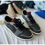 Classy Nike Air Jordan 1 Low Dark Smoke Shoes For Men (SHH07771)