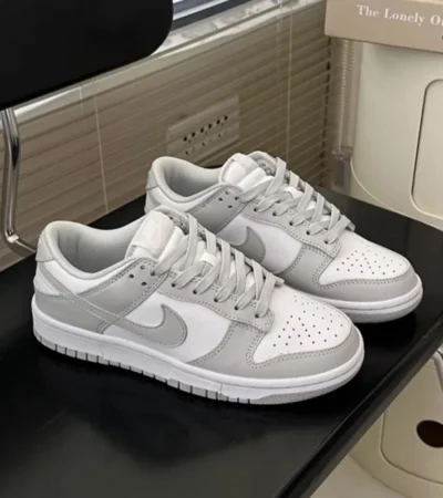 Classy Nike Sb Dunk Fog Grey Shoes For Men (SHH07848)