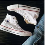 Trendy Conversee All Star Long White Shoes For Men (SHUB603)