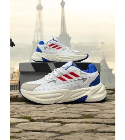 Classy Adidas Ozwave Blue Red Shoes For Men (SHH07867)