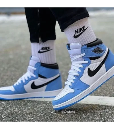 Trendy Nike Air Jordan Retro 1 High University Blue Shoes For Men (SHUB719)