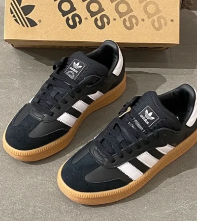 Classy Adidas Palace X Puig Samba Black Shoes For Men (SW6382)