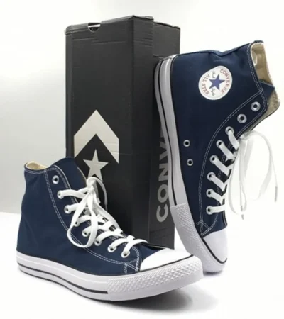 Premium Converse All Star High Navy Shoes For Men (GF1319) - Image 2