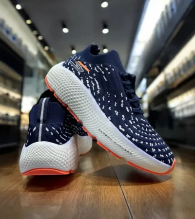 Classy Skechers Max Road Hyper Burst Navy Shoes For Men (SHH07872)
