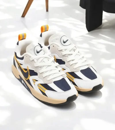 Classy Nike Jam Midnight Navy Gold Shoes For Men (SHH07873)