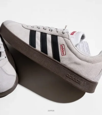 Classy Adidas Court 3.0 Vl Cream Shoes For Men (SHH07785) - Image 2