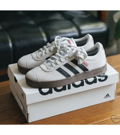 Classy Adidas Court 3.0 Vl Cream Shoes For Men (SHH07785)