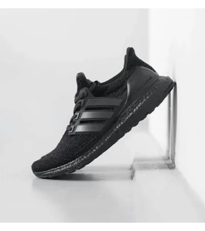 Premium Adidas Ultra Boost 3.0 Triple Black Shoes For Men (QT304)