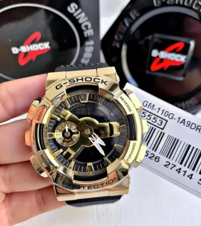 G-shock GM-110BB-1A Gold First Copy Watch