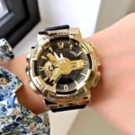 G-shock GM-110BB-1A Gold First Copy Watch