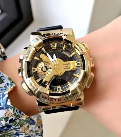 G-shock GM-110BB-1A Gold First Copy Watch