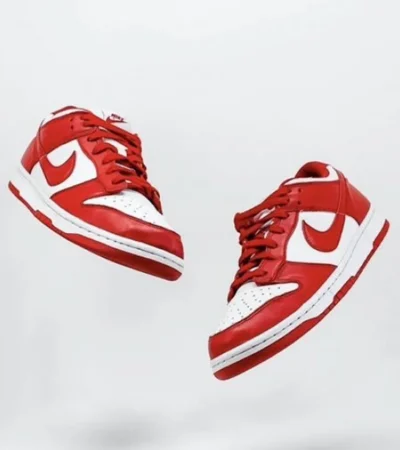 Trendy Nike Sb Dunk Low University Red Shoes For Men (SHUB727)