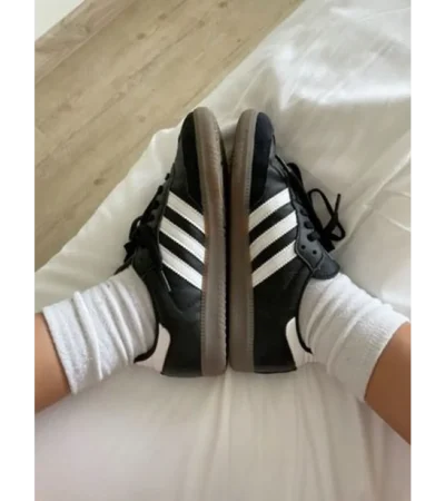 Trendy Adidas Samba Black Shoes For Men (SHUB731)