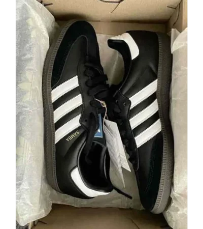 Premium Adidas Samba Black Shoes For Women (BME093)