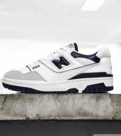 Premium New Balance 550 Black White Shoes For Women (BME100)