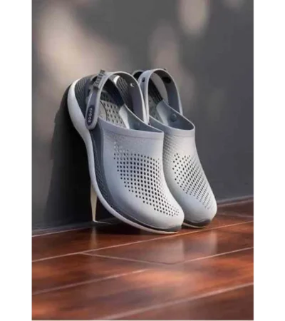 Premium Crocs Lite Ride 360 Full Grey Clogs For Men (BME114)