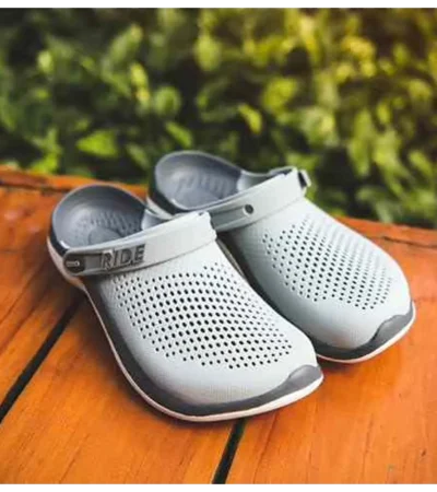 Premium Crocs Lite Ride 360 Full Grey Clogs For Men (BME114) - Image 2