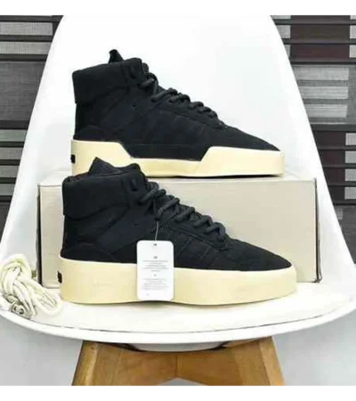 Premium Adidas X Fear Of God Black High Shoes For Men (BME142) - Image 2