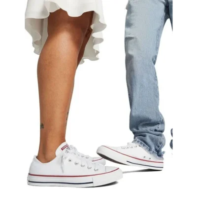 Premium Converse All Star White Short Shoes For Women (SOH369) - Image 2
