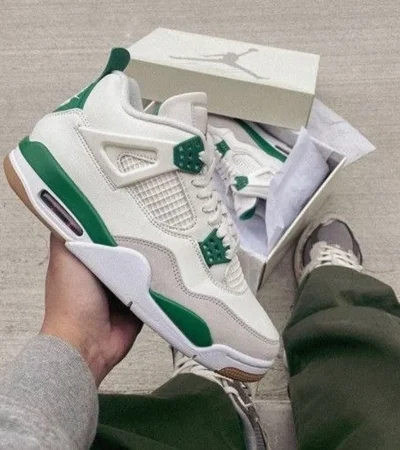 Imported Jordan Retro 4 Pine Green Shoes For Men (TD115)