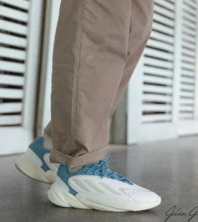 Luxurious Adidas Originals Ozelia White Sky Shoes For Men (FF504)