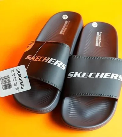 Luxurious Skecher Hyper Burst Grey Shoes For Men (FF505)