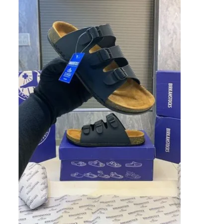 Luxurious Birkenstocks Blue Slide For Men (FF515)