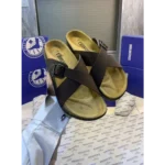 Luxurious Birkenstocks Brown Slide For Men (FF519) - Image 2
