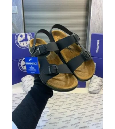 Luxurious Birkenstocks Black Sandal For Men (FF522)