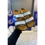 Luxurious Birkenstocks UJI White Sandal For Men (FF523) - Image 2