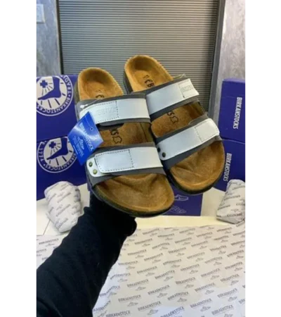 Luxurious Birkenstocks UJI White Sandal For Men (FF523) - Image 2