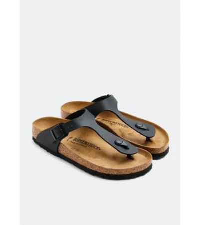 Luxurious Birkenstocks Black Slide For Men (FF527)
