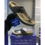 Luxurious Birkenstocks Brown Slide For Men (FF528)