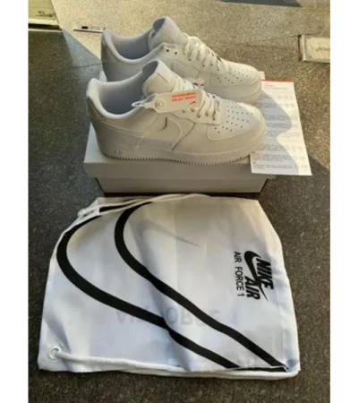 Luxurious Airforce 1 White With Dust Bag Shoes For Men (SIG706)