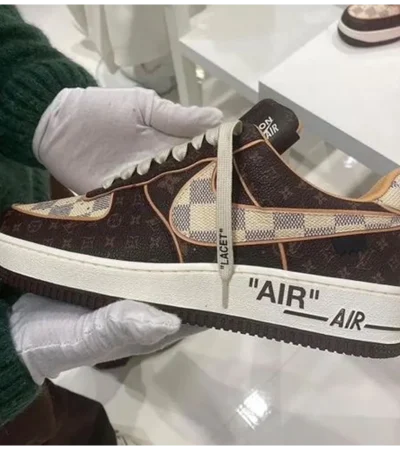 Luxurious Nike Airforce Lv Brown Shoes For Men (SIG714)