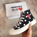 Luxurious Converse All Star Comme Des Gar?ons Play x Converse Chuck 70 High Top Sneakers For Men (SIG730)