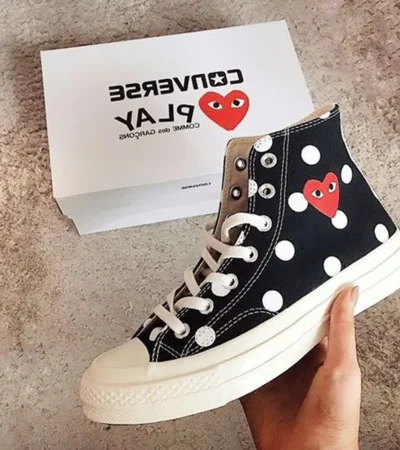 Luxurious Converse All Star Comme Des Gar?ons Play x Converse Chuck 70 High Top Sneakers For Men (SIG730)