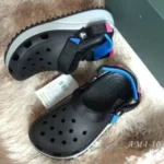 Luxurious Crocs Hiker Black Blue Clog For Men (SIG733)