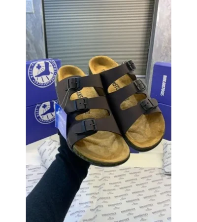 Luxurious Birkenstocks Brown Slide For Men (SIG745)
