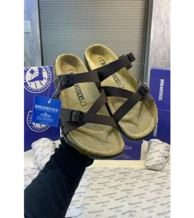 Luxurious Birkenstocks Brown Slide For Men (SIG750)