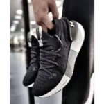 Luxurious Under Armour Hovr Phantom 3 Black White Shoes For Men (SIG772)