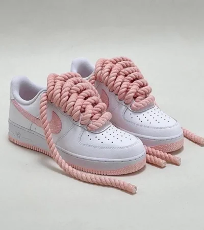 Trendy Nike Air Force 07 Valentine Pink Shoes For Women (SFS1884)
