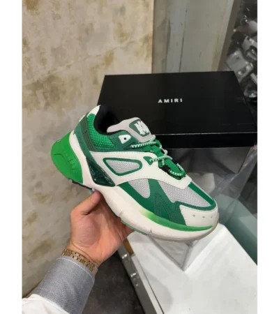 Trendy Amiri MA Runner White Green Shoes For Men (LAZ1497)