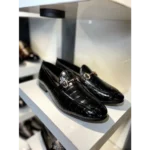 Trendy Gucci Black Loafers For Men (FF562)