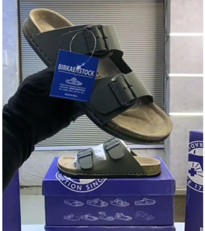 Trendy Birkenstock Slides Green For Men (FF590)