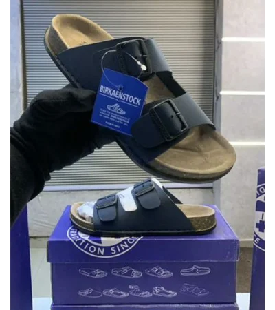 Trendy Birkenstock Slides Navy Blue For Men (FF592)